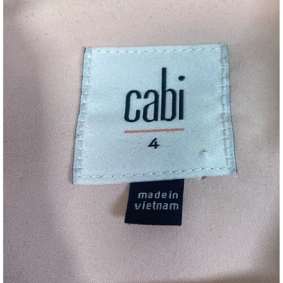 CABI Grace Blazer Pink Stretch Twill Button-up Jacket Size 4 Office Party Date - Picture 6 of 9